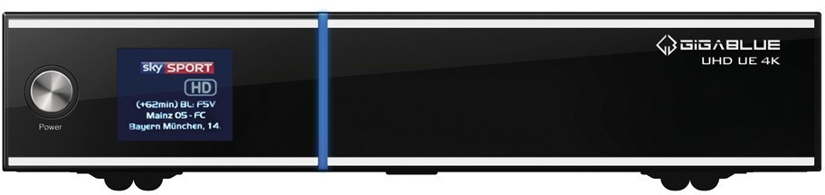 GigaBlue UHD UE 4K 2xDVB-S2 FBC + DVB-S2X PVR ready