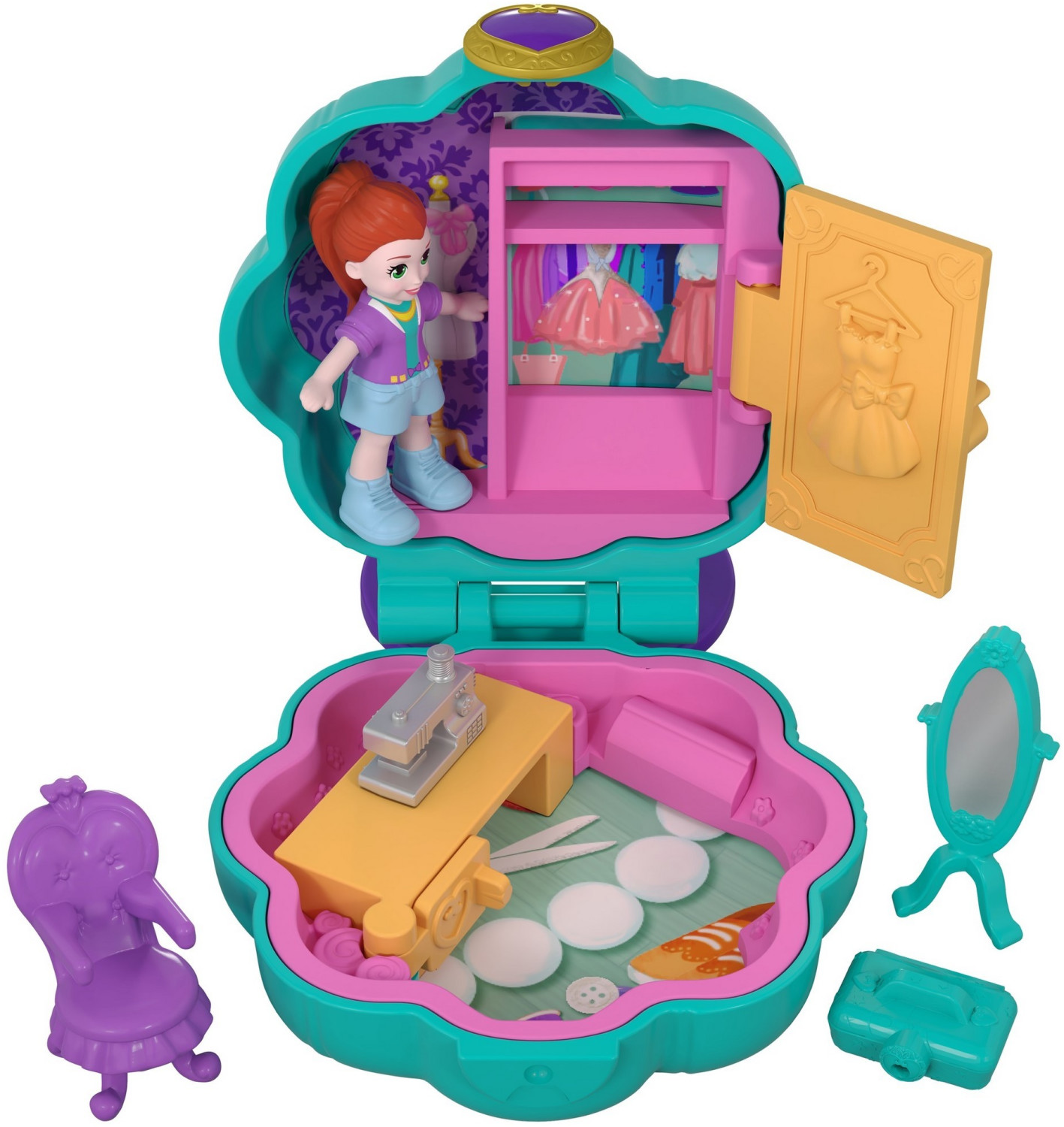 Polly Pocket Tiny Pocket Places Fiercely Fab Studio Playset