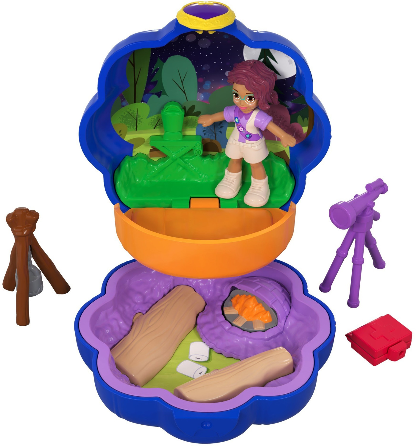 Polly Pocket Tiny Pocket Places Camping Playset