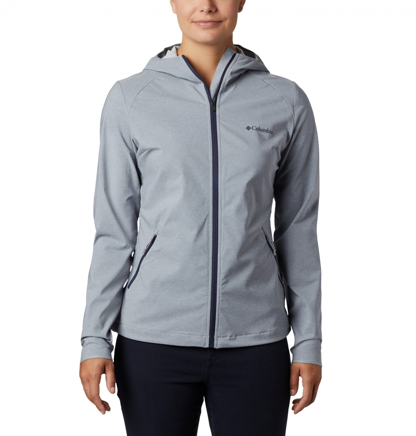 Columbia Heather Canyon Softshell-Jacket Women (1717991) grey ash heather