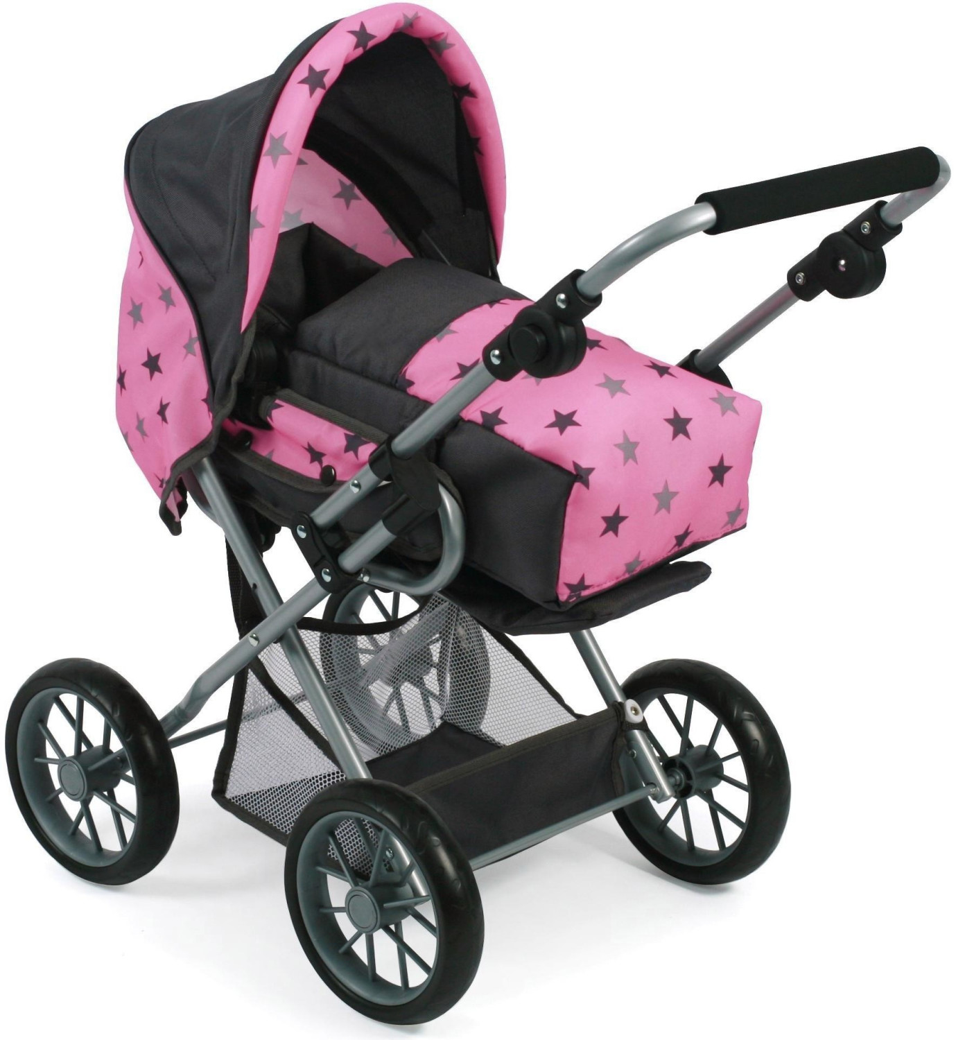 Bayer-Chic Combi Pram Leni - Stars Grey
