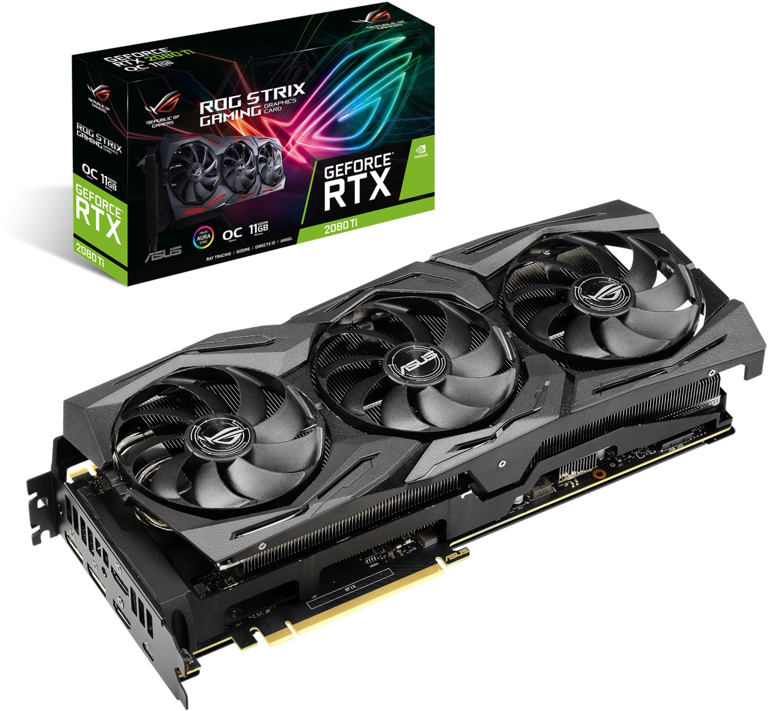 Asus ROG-STRIX-RTX2080TI-O11G-GAMING (11 Go)