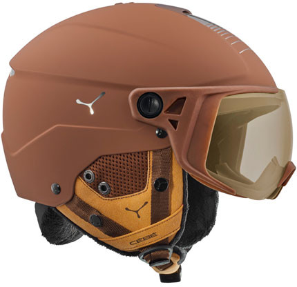 Cébé Element Visor matt brown chrome