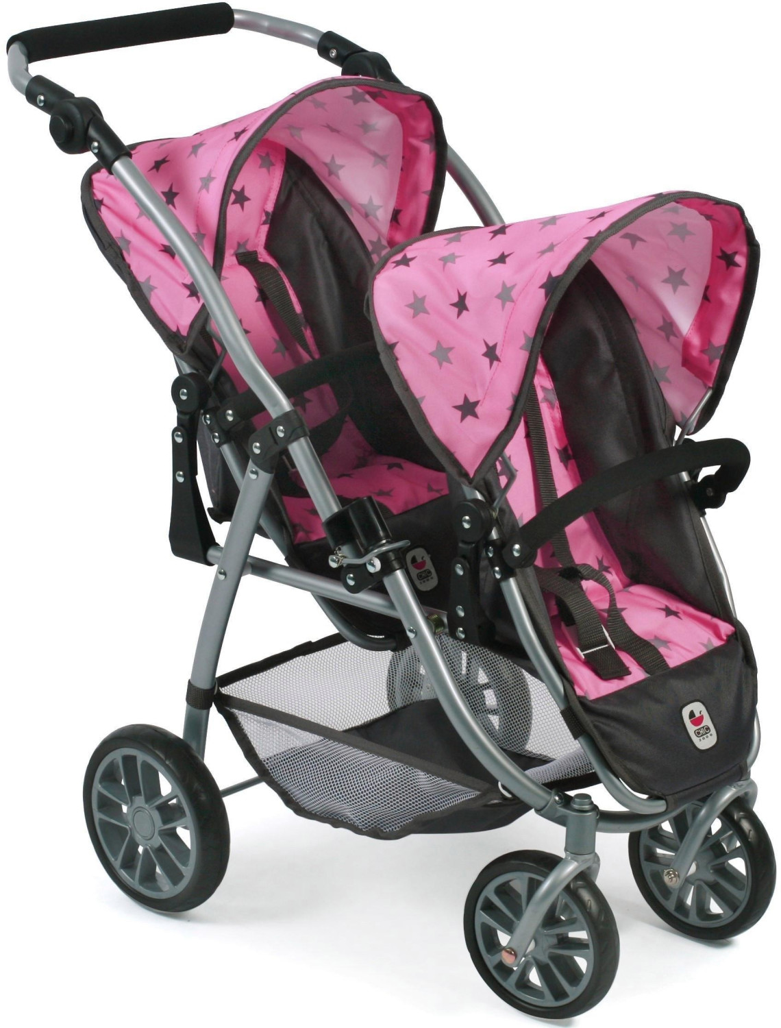 Bayer-Chic Tandem Buggy Vario - Stars Grey