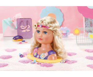 Baby Born Sister Fairy Styling Doll Head with Hair Accessories and Make-up Set 