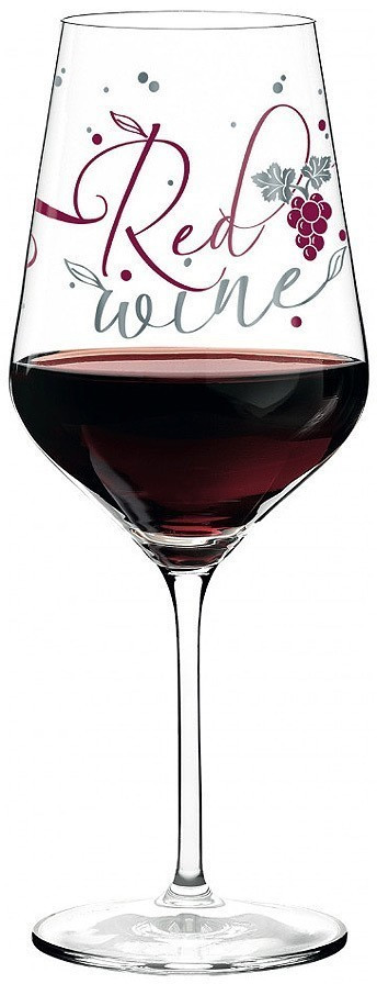 Ritzenhoff Red Design Red Wine Glass Fall 2018