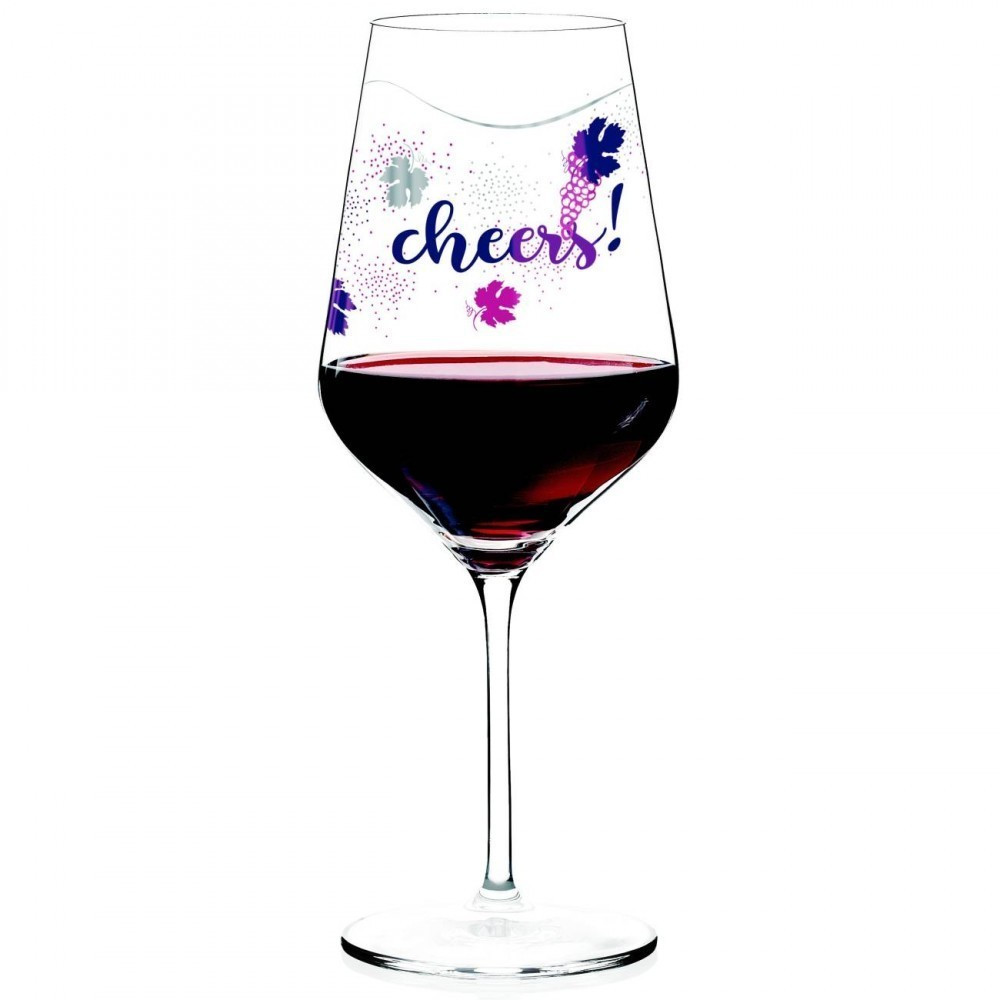 Ritzenhoff Red Design Red Wine Glass Fall 2018  Lenka Kühnertová
