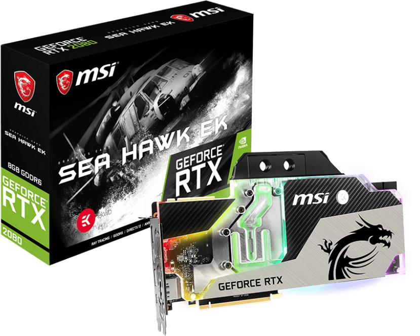 MSI GeForce RTX 2080 Sea Hawk EK X 8 Go GDDR6
