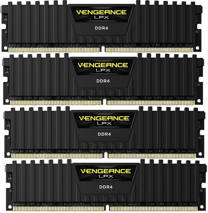 DDR4 Corsair Vengeance LPX Noir - 64 Go (2 x 32 Go) 3200 MHz - CAS 16 - DDR4  - Top Achat