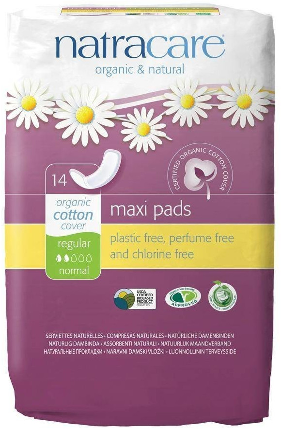 Natracare Maxi Pads Regular (14 uds.)