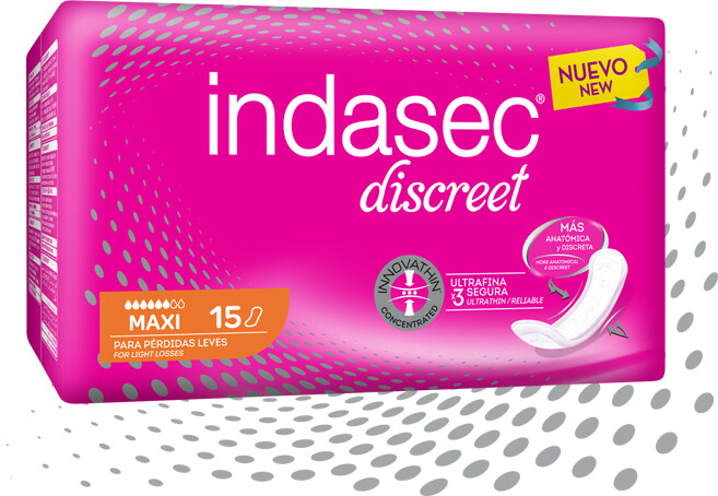 Indasec Discreet Maxi (x15)