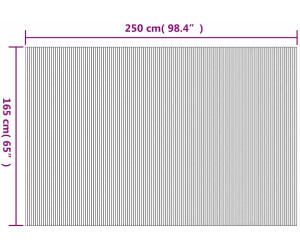 vidaXL Bambus 250x195cm ab 62.49  | Vergleiche 47 Angebote auf idealo.de