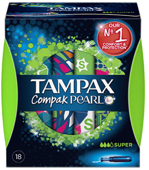 Tampax Compak Pearl Super (x18)