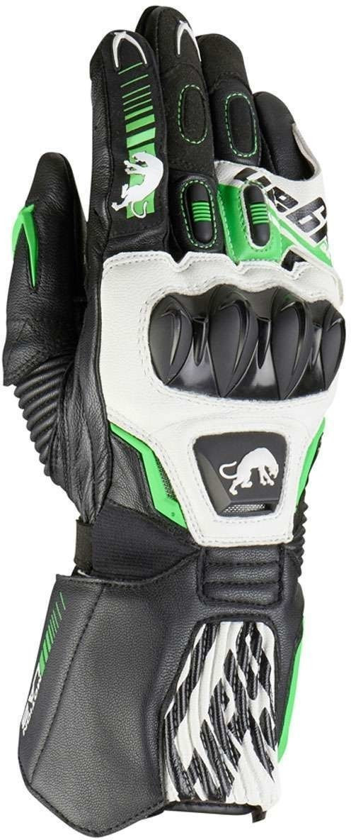 Furygan Gants Fit-R2 noir/blanc/vert fluo