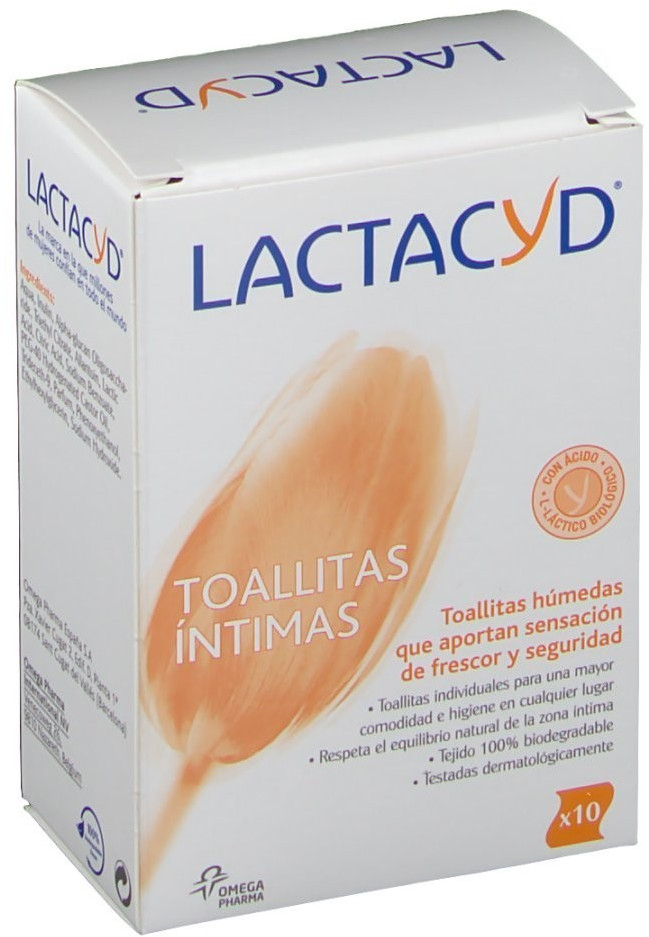 Lactacyd Intimate wipes (x10)