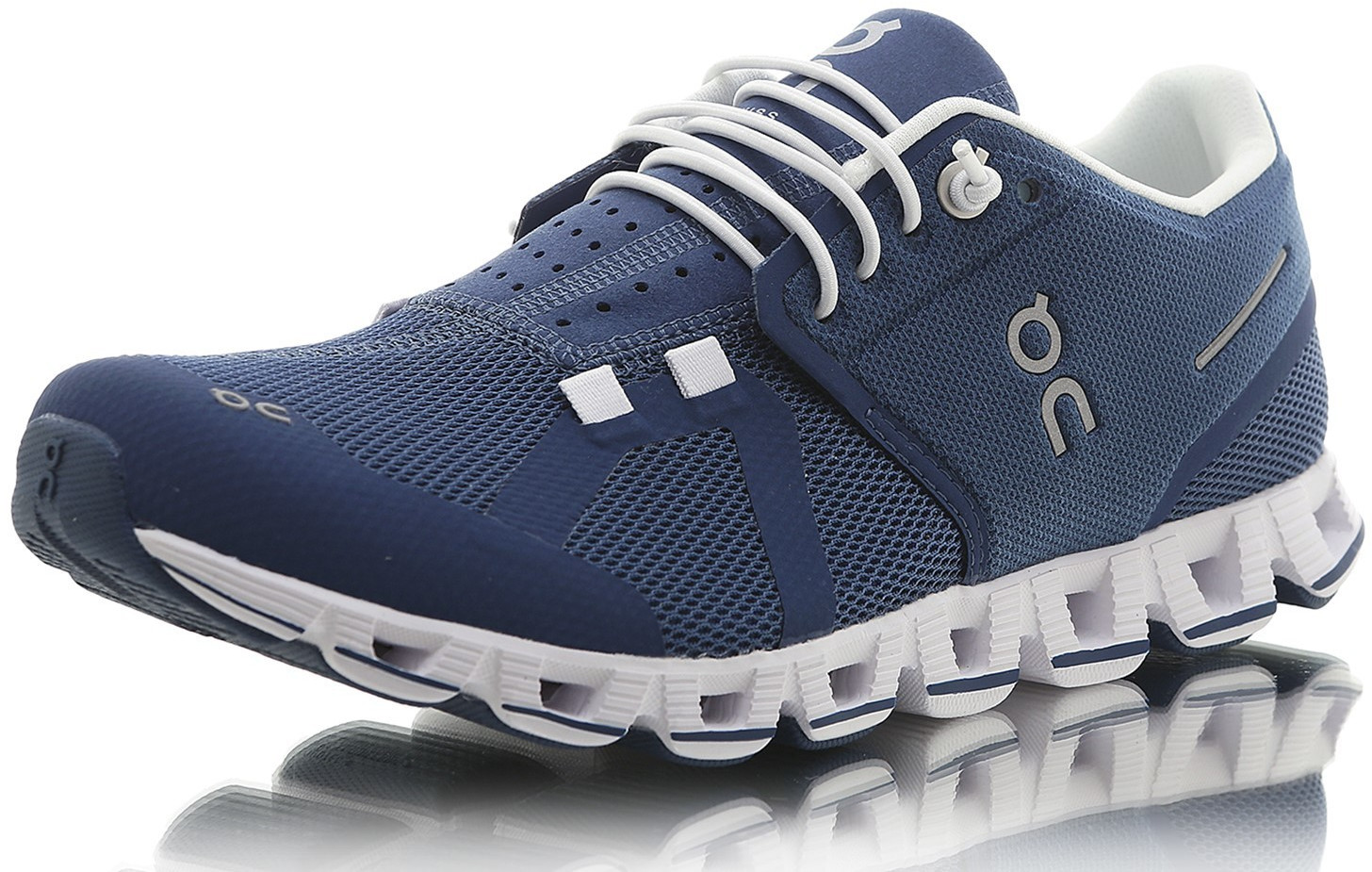 on running cloud denim