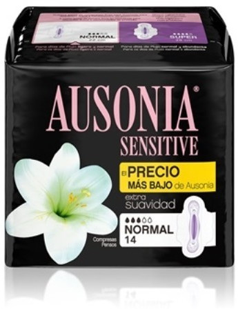 Ausonia Sensitive normal (x14)