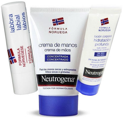Neutrogena Hand Cream, Lip Balm Care and Body Lotion