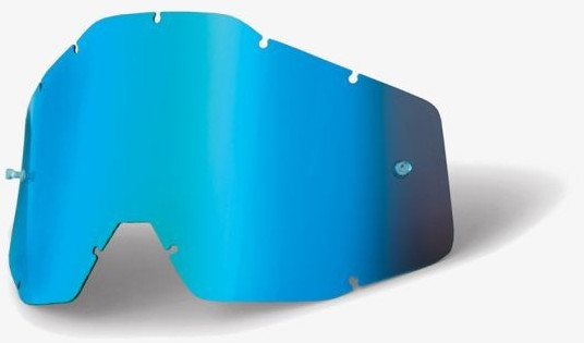 100% RACECRAFT/ACCURI/STRATA Blue Mirror Replacement Lens