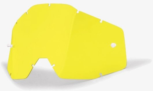 100% RACECRAFT/ACCURI/STRATA Replacement Lens Yellow