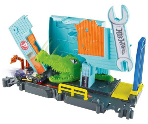 Hot Wheels City Krokodil Kroko-Angriff Werkstattset mit 1x Fahrze Mattel FNB06 