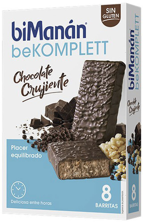 Bars beKomplett Chocolate Crunch (8 pieces)