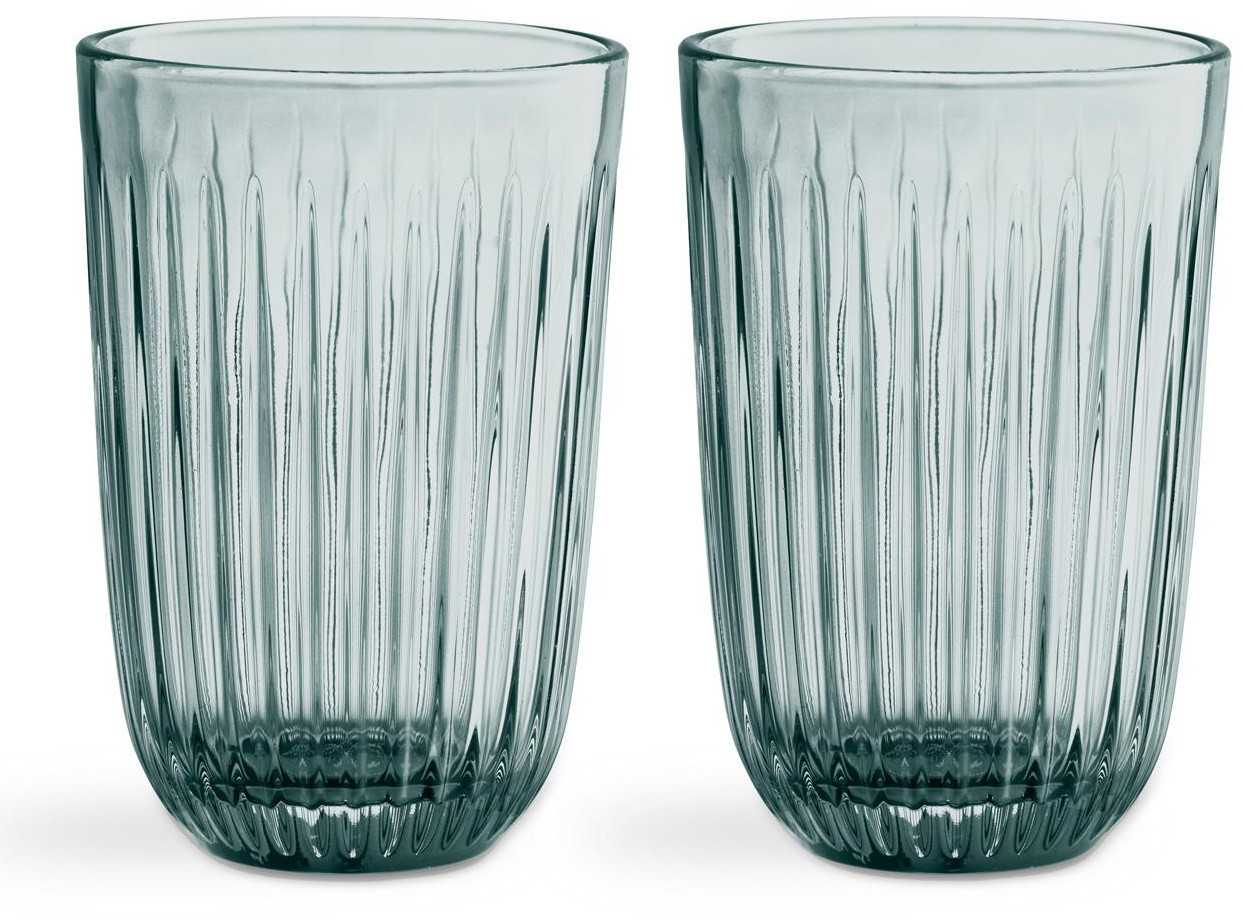 Kähler Hammershøi drinking glass 330 ml green set of 2