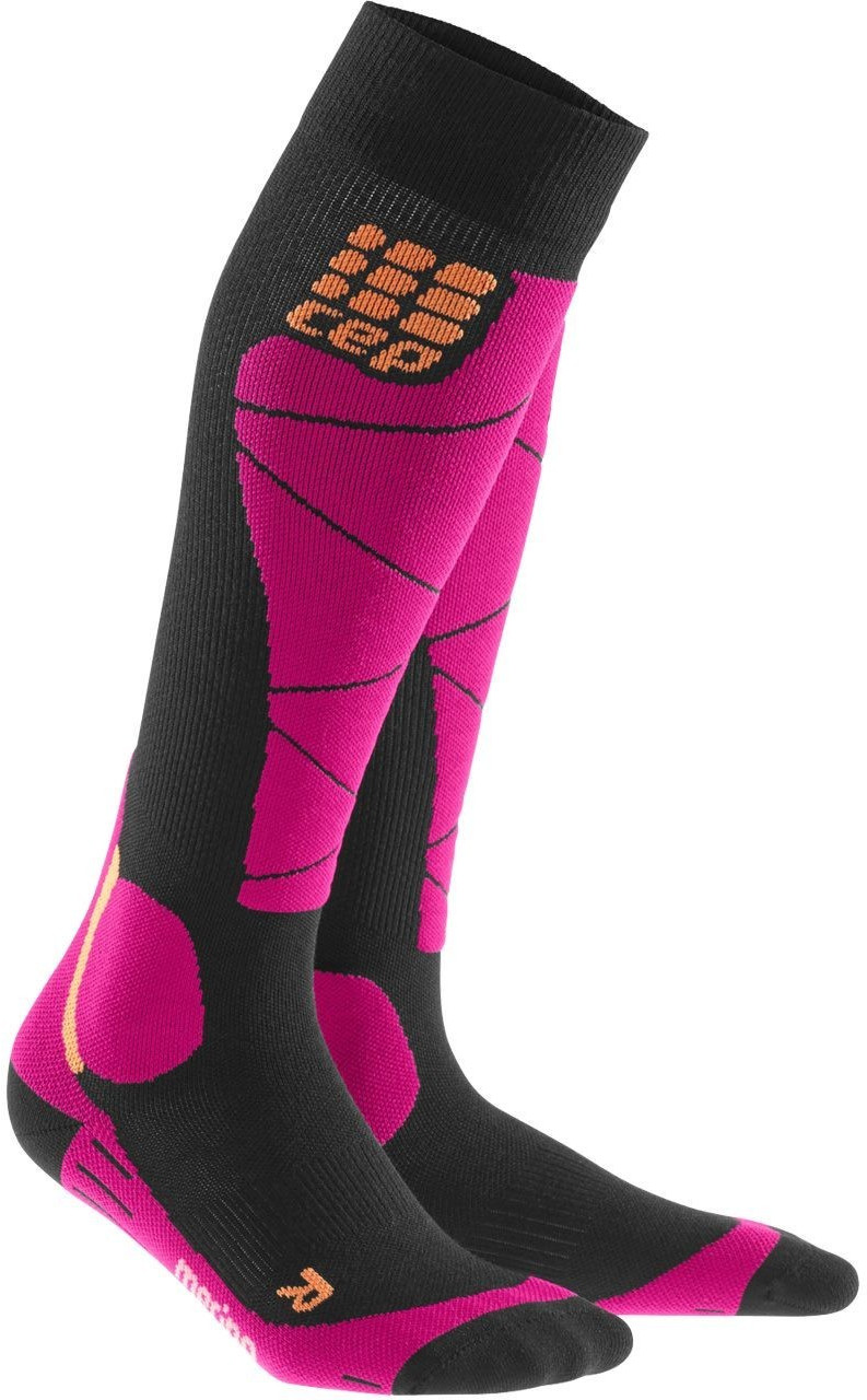 CEP Ski Merino Socks Women black/pink