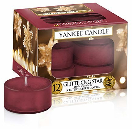 Yankee Candle Glittering Star Bougies chauffe-plats 12 pièces
