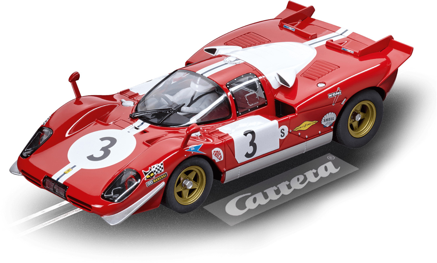 Carrera Digital 124 Ferrari 512S Berlinetta Scuderia Filipinetti No.3, 1970