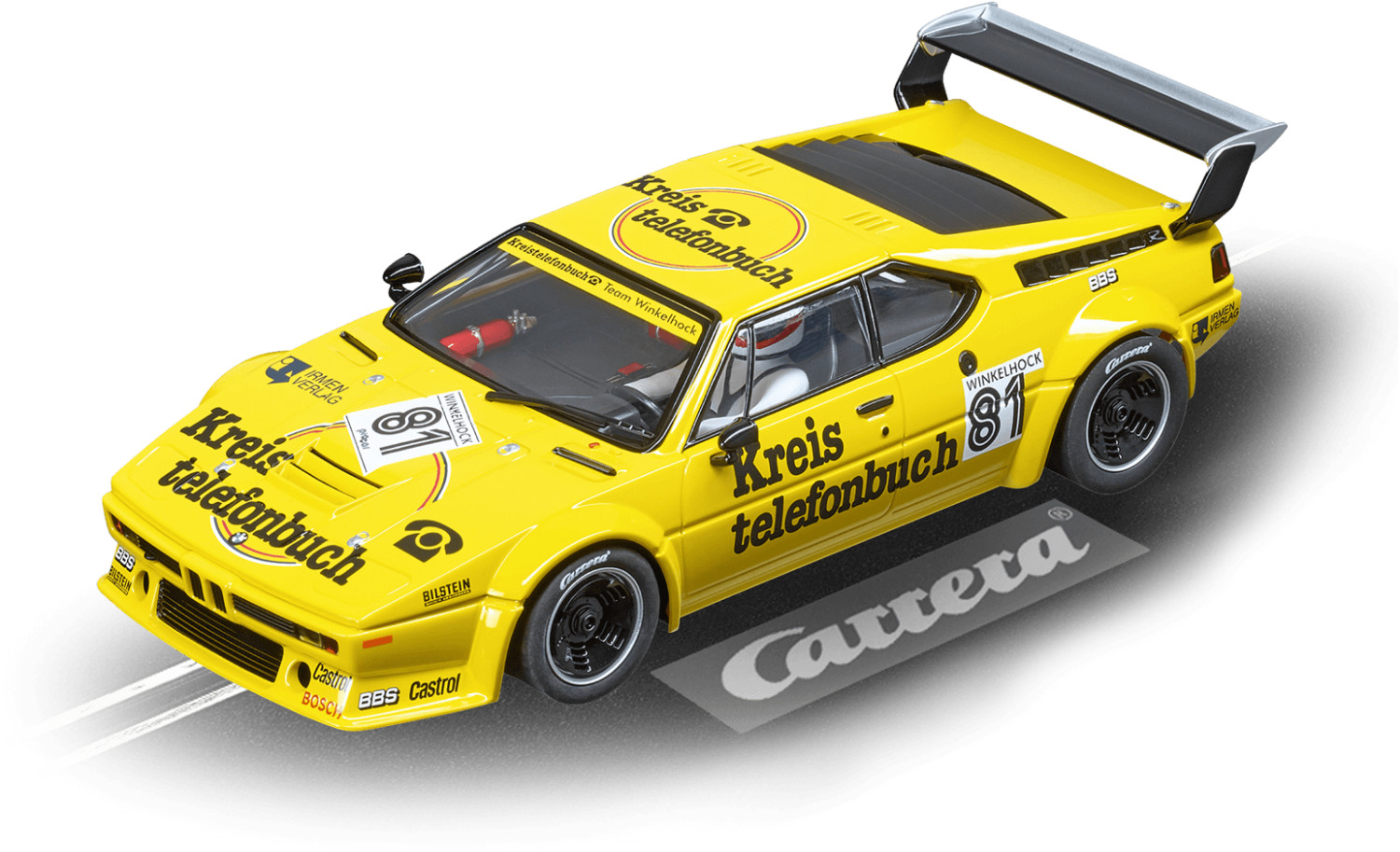 Carrera Digital 124 BMW M1 Procar Team Winkelhock, No.81, 1979