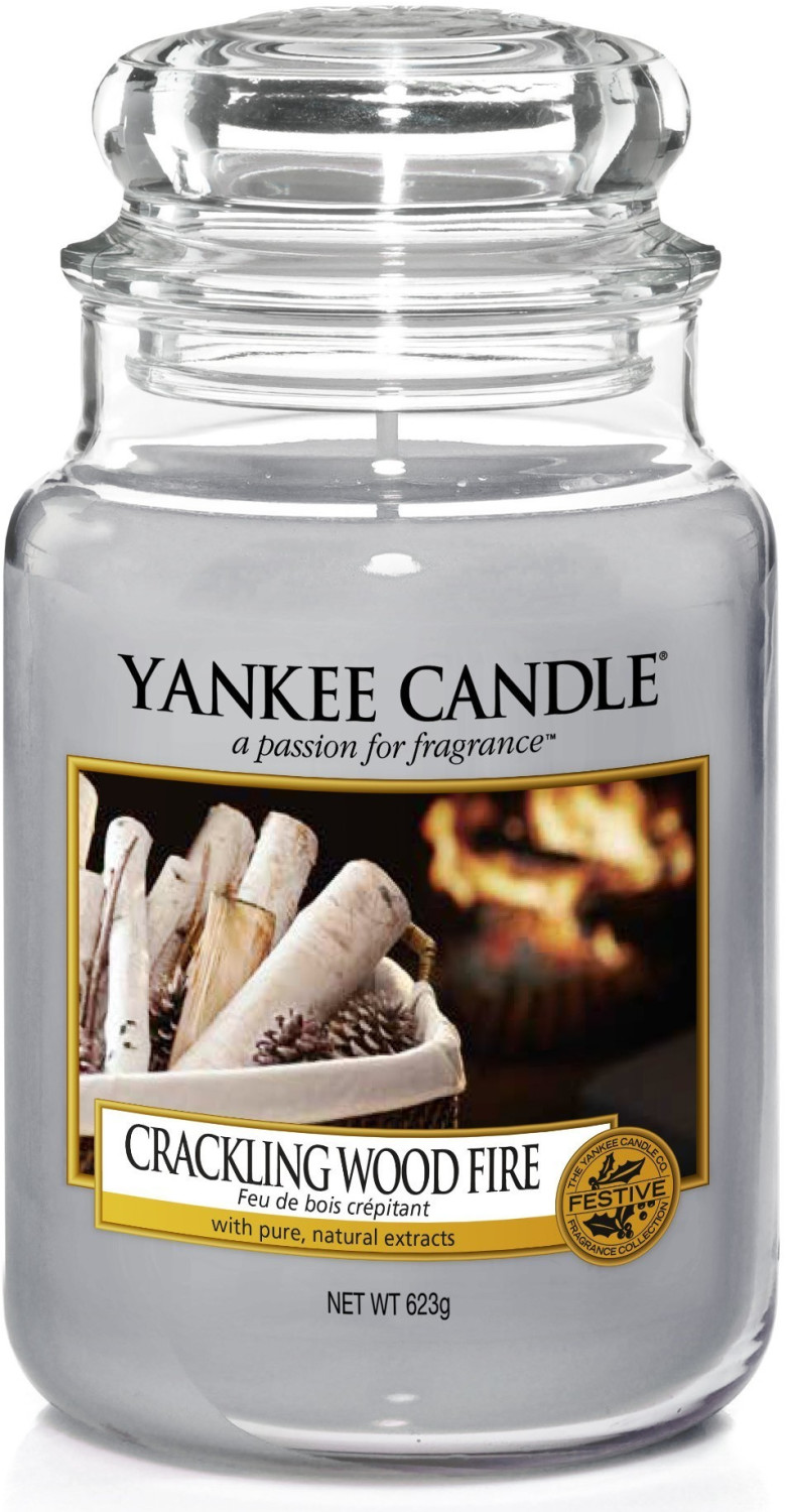 Yankee Candle Crackling Wood Fire Grande jarre 623 g