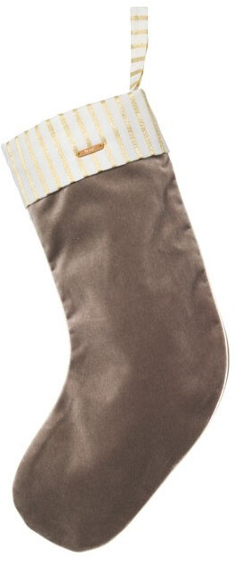 Ferm Living Christmas Velvet Stocking Brown (24242)