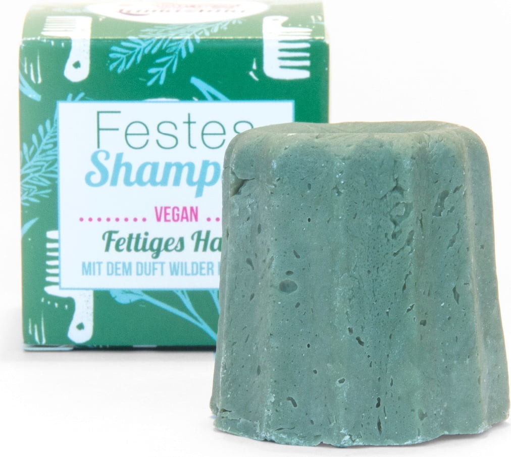 Lamazuna Shampooing solide cheveux gras aux herbes folles 55 g
