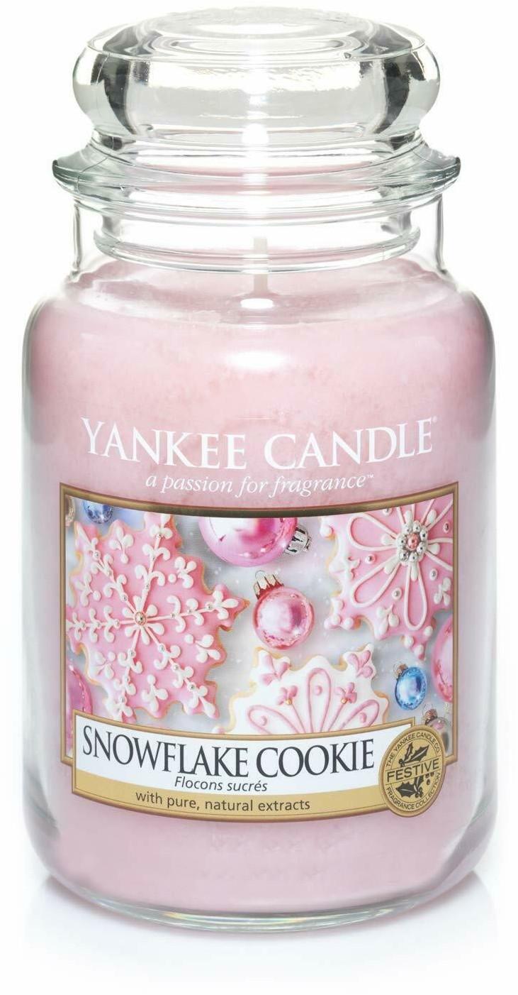 Yankee Candle Snowflake Cookie Grande jarre 623 g