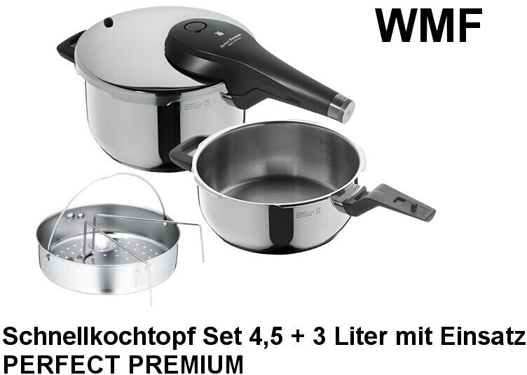 WMF Perfect Premium Schnellkochtopf-Set 3/4,5 L 22 cm ab 235,49 € |  Preisvergleich bei