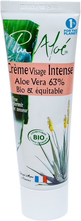 Pur Aloé Crème visage intense 63% aloé vera (50 ml)