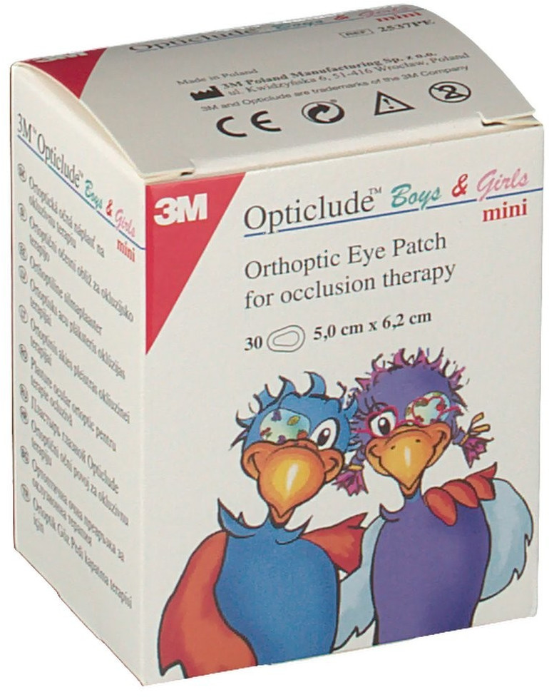 3M Medica Opticlude printed eye patches 6 x 5 cm (30 pcs.)