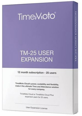 Safescan TimeMoto 25 User Expansion