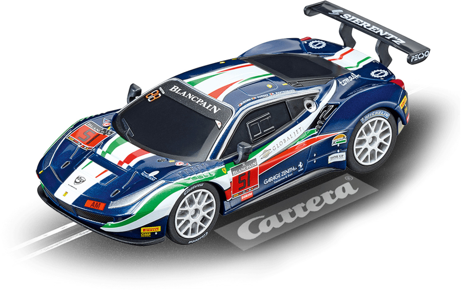 Carrera Digital 143 Ferrari 488 GT3 AF Corse, No. 51