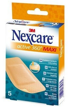 3M Medica Nexcare Active 360º plasters 10 x 6 cm (5 pcs.)