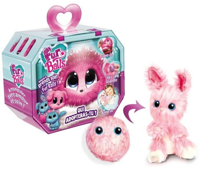 Dujardin Peluche Fur Balls rose