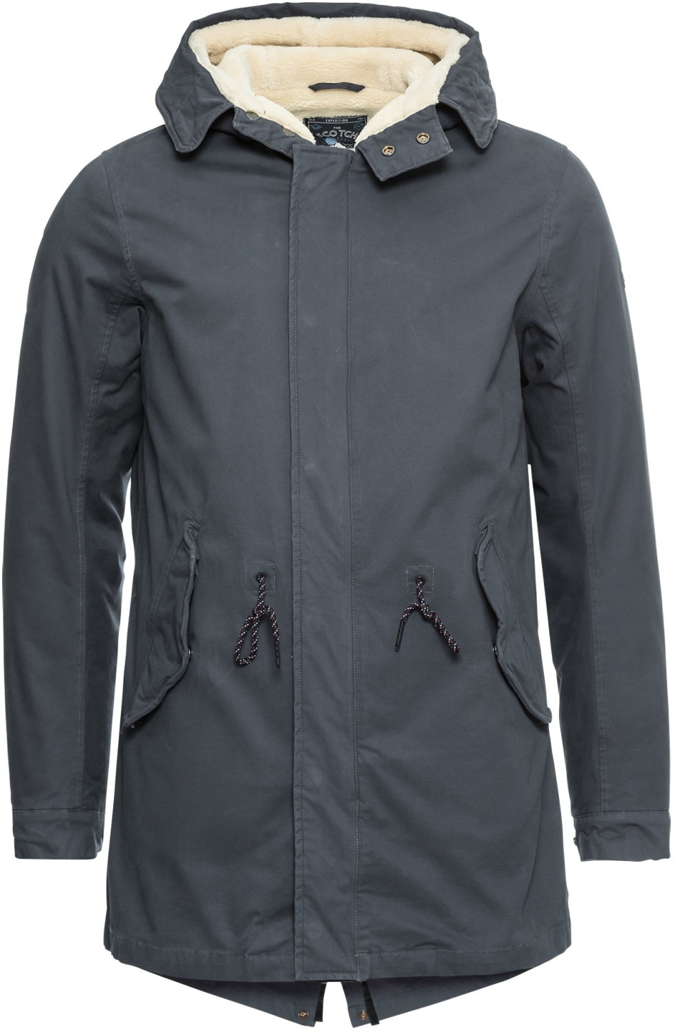 Scotch & Soda Parka Classic Hooded with Teddy Lining stell (145193-0562)