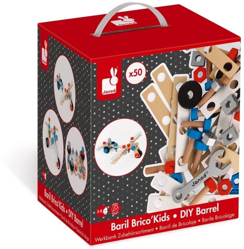 Baril brico'kids - Outils bois, bricolage et contruction enfant Janod