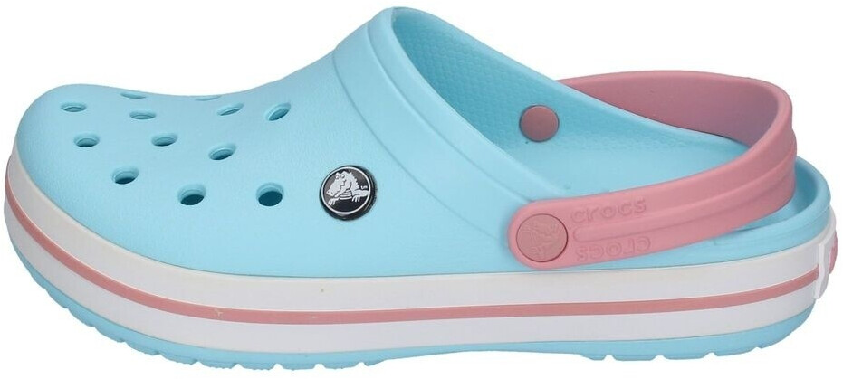 Crocband ice blue sale white