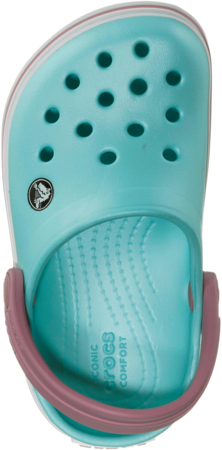 Buy Crocs Kids Crocband 204537 ice blue white relaxed from