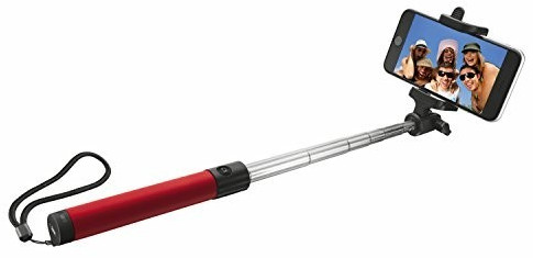 Trust Perche à selfie pliable rouge (21037)