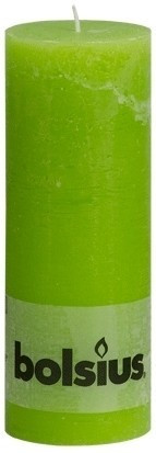 Bolsius Bougie rustique 190 x 68 mm vert citron