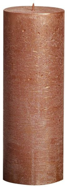 Bolsius Bougie rustique 190 x 68 mm cuivré métallisé
