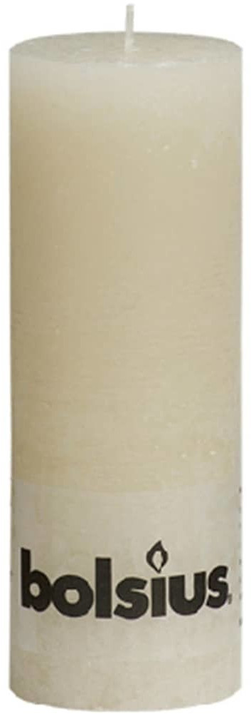 Bolsius Bougie rustique 190 x 68 mm ivoire